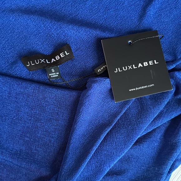 JLuxlabel shiny blue bodysuit - Picture 4 of 4